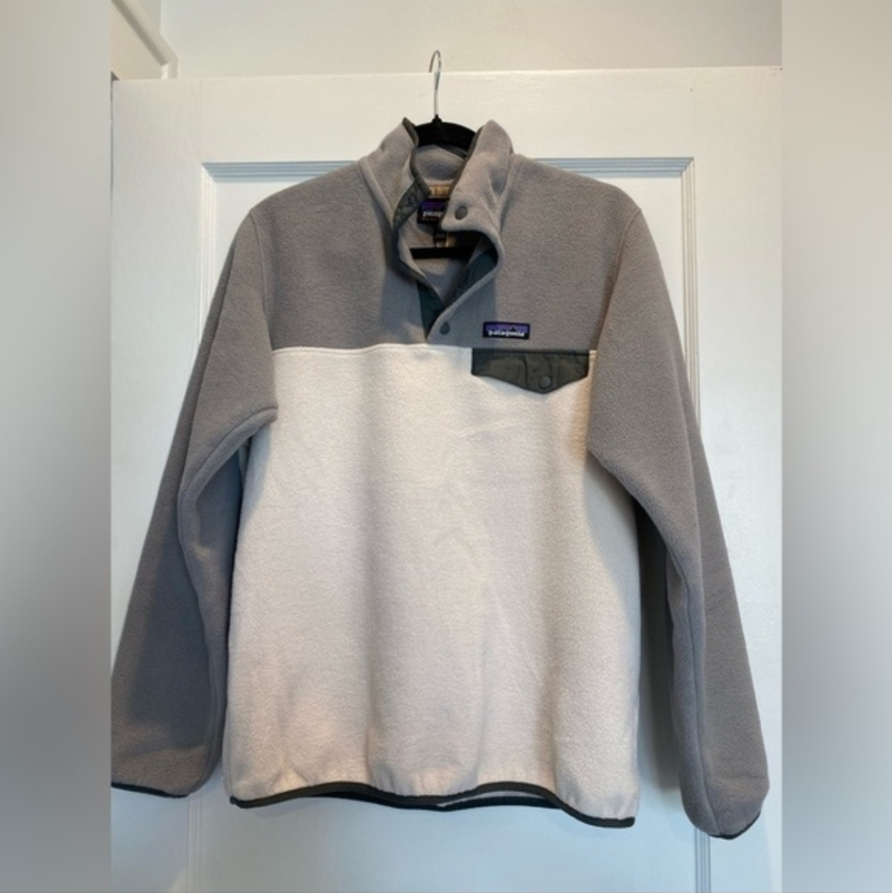 Patagonia Synchilla Grey And Cream